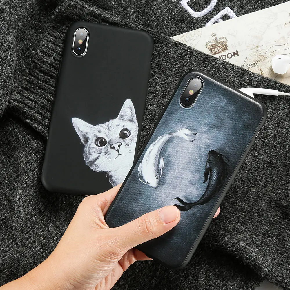 

KISSCASE Stars Space Phone Case For Samsung Note 9 8 S9 Case Cute Animal Pattern Cover For Samsung Galaxy S9 S8 Plus S7 Edge