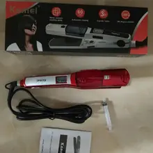 65 W Электрический паровой паровые утюжки для выпрямления волос гребень выпрямление утюжки для волос прямая кисть для волос Температура Дисплей