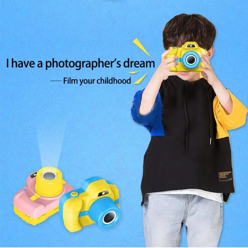 

1.5 Inch DSLR Mini Camera HD Portable Digital Camera For Kids Baby Cute Cartoon Multifunction Toy Camera Children Best Gift