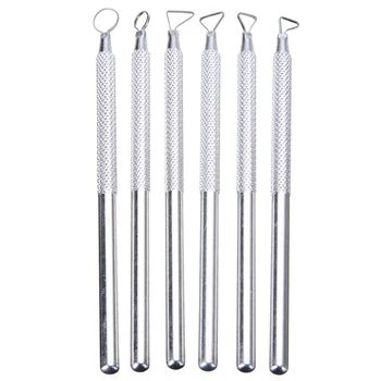 

6pcs Clay Sculpting Wax Carving Pottery Tools Polymer Ceramic Modeling Kit High Quality Sculpting Tools Set