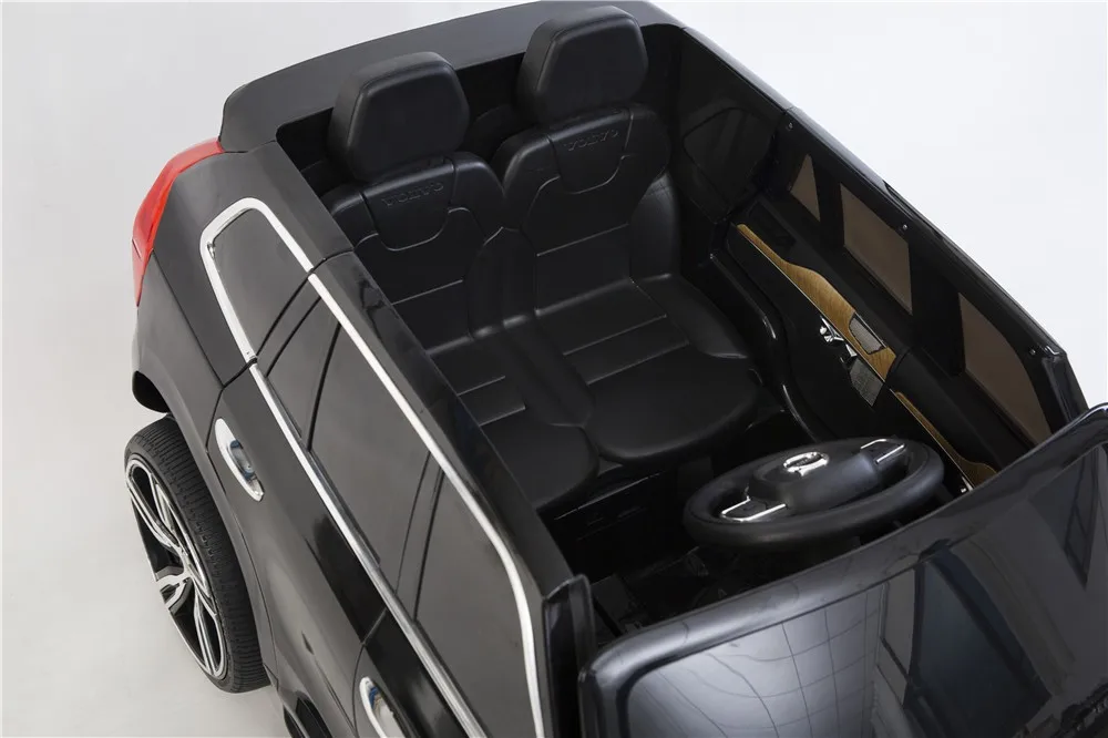 Volvo License XC90 электромобиль для детей Радиоуправляемый с ручкой переноски кожаное