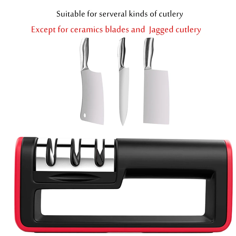 Кухонная Многофункциональная точилка для ножей Алмазная быстрая Профессиональная 3 s точилка для ножей точильные инструменты точильный камень
