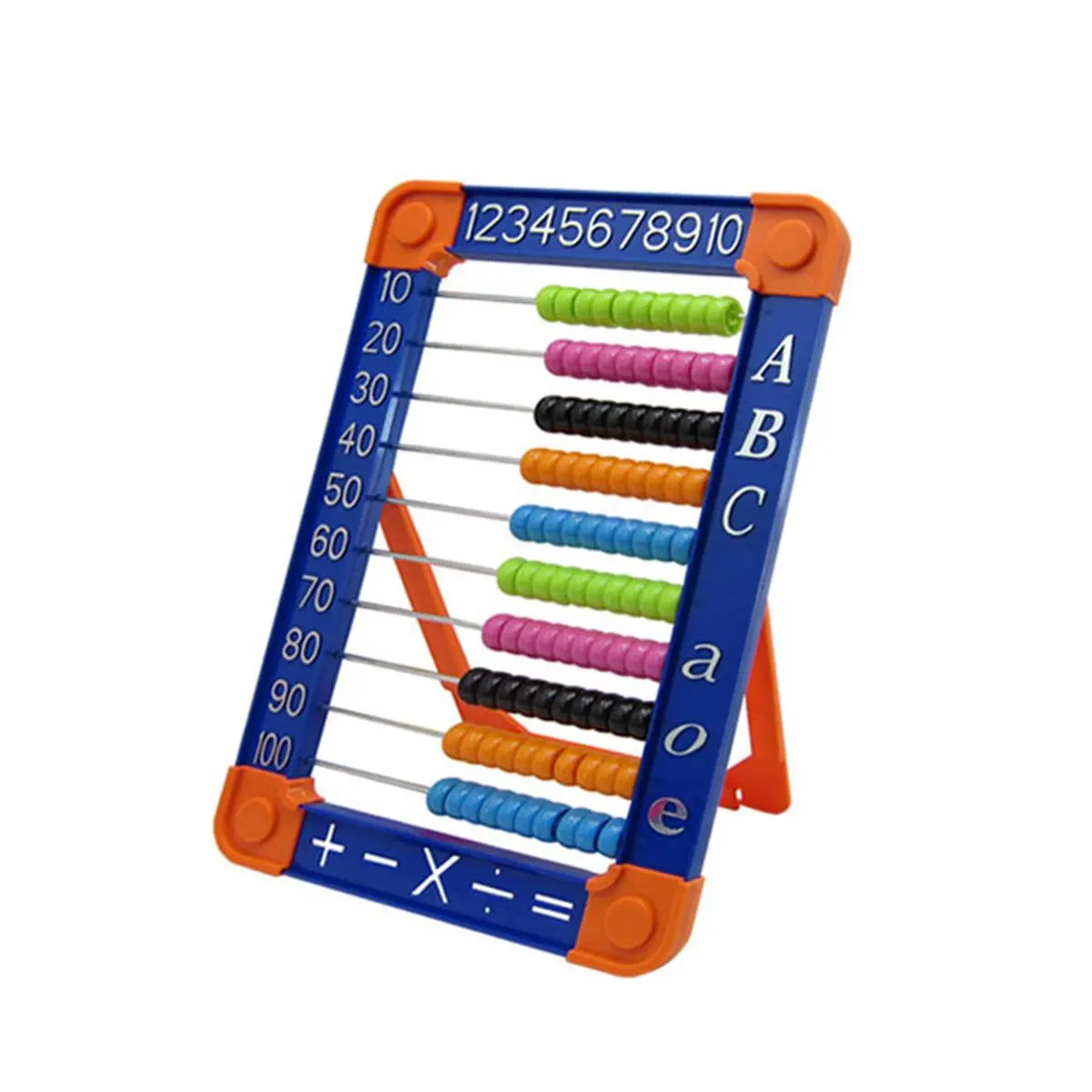 Детские пластиковые игрушечные счеты маленький калькулятор ручной работы Обучающие Детские счетные бусины обучающая игрушка для раннего обучения