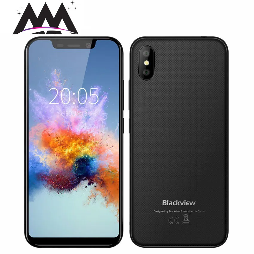 

BLACKVIEW A30 smartphone Android 8.1 MTK6580A Quad core 5.5'' 19:9 display 2GB+16GB 8.0MP 3G cell phones unlocked mobile phone