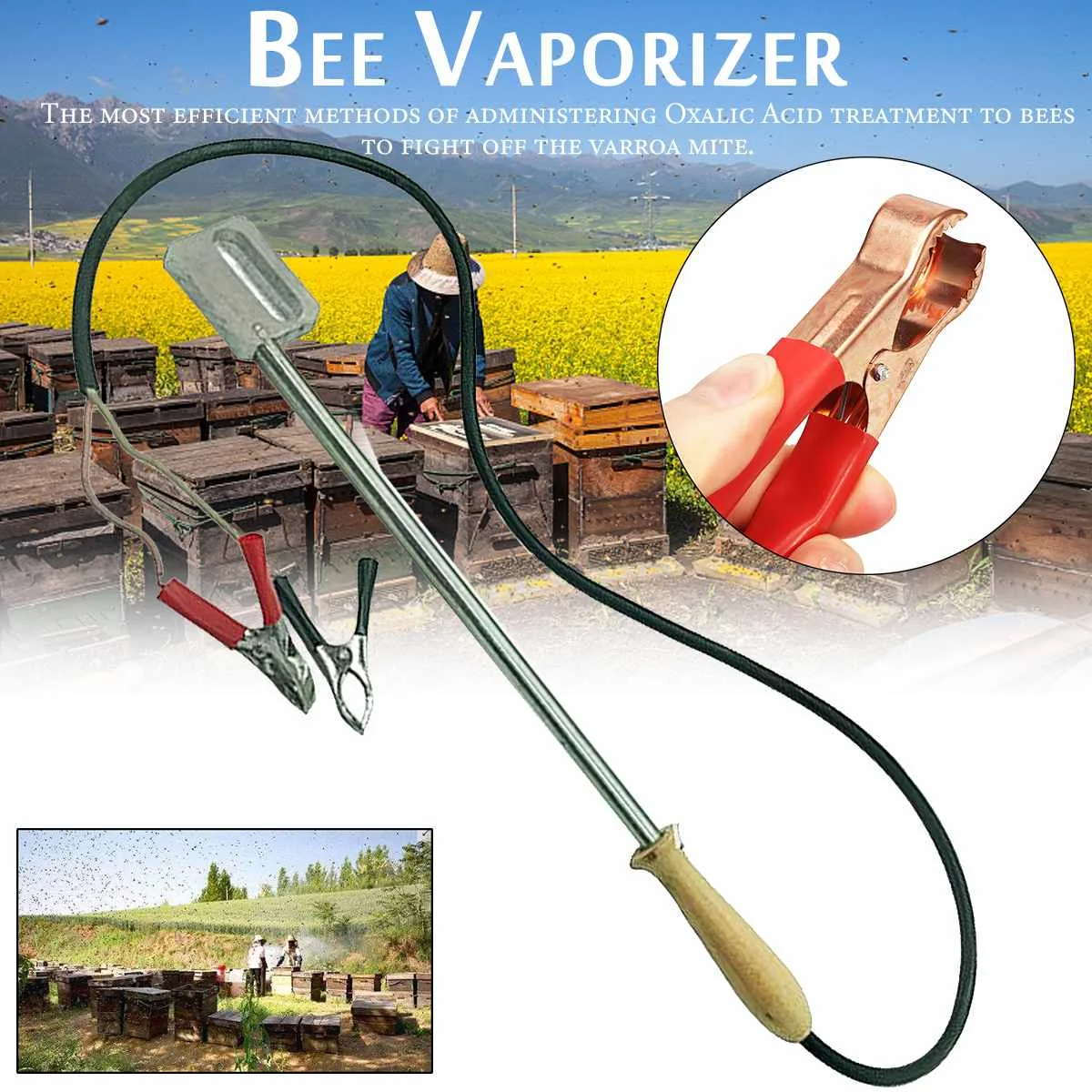 

Bee Vaporizer 12V Bee Evaporator Oxalic Acid Vaporiser Varroa Treatment Beekeeping