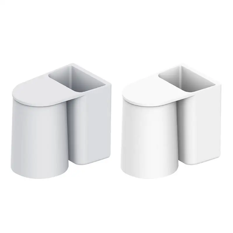 

Multi-function Toothbrush Holder Mouthwash Cup Brush Holder Set Free Punch Wall Hanging Bathroom Shelf For Products