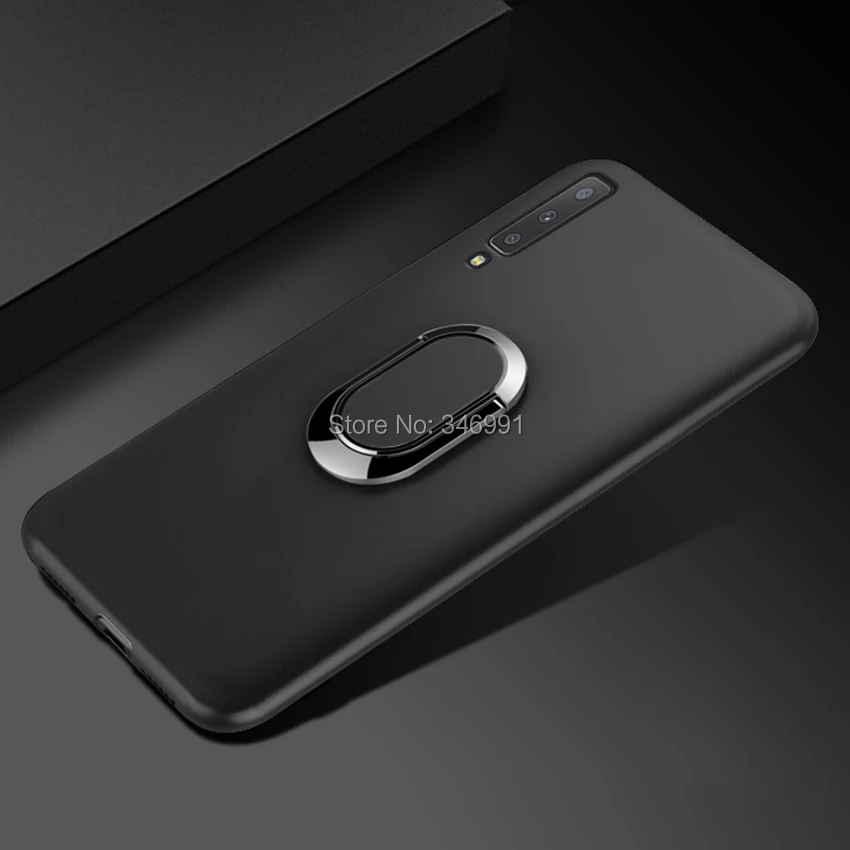 Чехол для Samsung galaxy A50 роскошный SM A505F 6 4 дюйма мягкий черный силиконовый чехол
