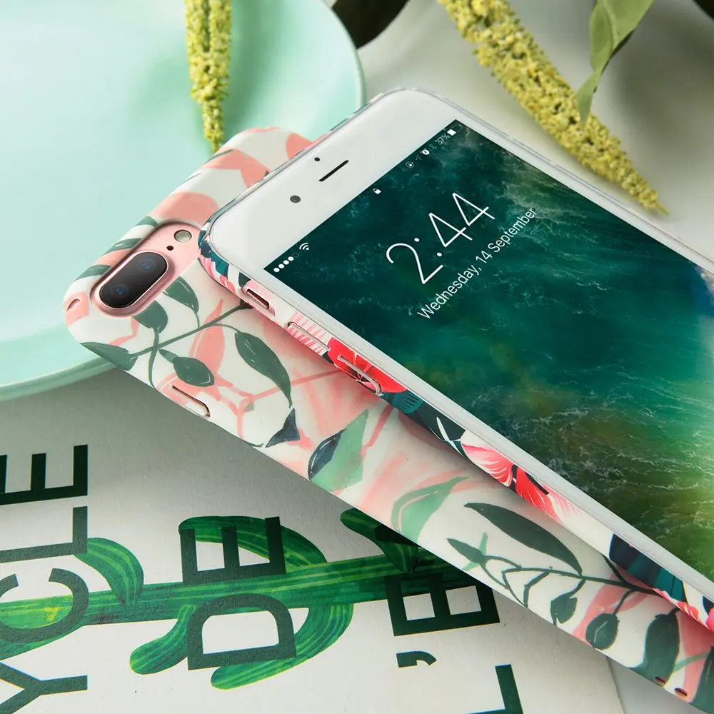 KISSCASE Tropical Leaf Case For Samsung Galaxy S8 S9 Plus S7 Note 9 8 J3 J5 2017 A3 A5 A6 A8 J6 J8 Plus 2018 Back Cover Fundas
