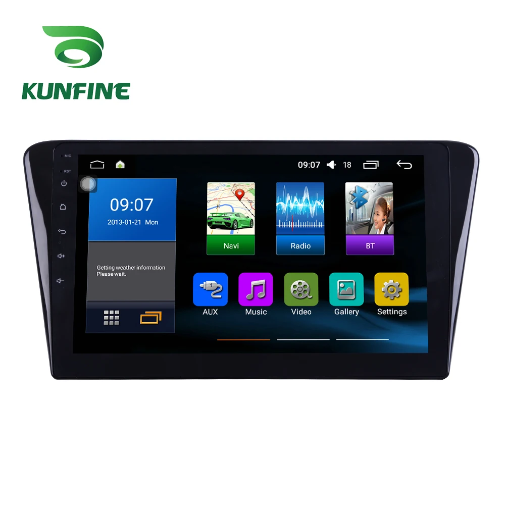 Восьмиядерный 1024*600 Android 8 1 автомобильный DVD GPS навигационный плеер Deckless стерео для