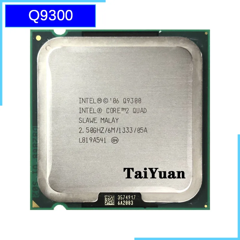

Intel Core 2 Quad Q9300 2.5 GHz Quad-Core CPU Processor 6M 95W 1333 LGA 775