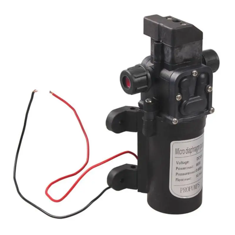 

High Pressure Micro Electric Diaphragm Water Pump Automatic Switch 5L/min High Pressure Car Washing Spray Water Pump DC 12V 60W
