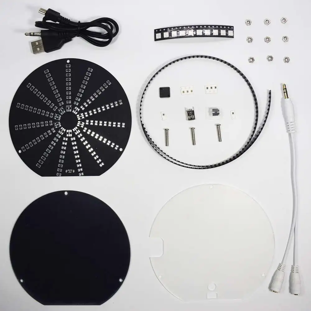 

LED Circular Audio Visualizer Music Spectrum Display DIY Kit