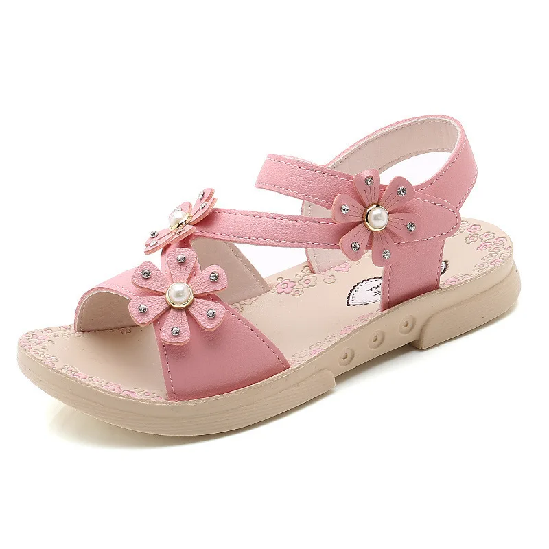 Сандалии для девочек; летние детские сандалии для девочек; детская обувь; пляжные сандалии для принцессы; сезон лето
