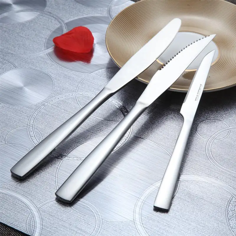 12pcs Stainless Steel Flatware Silverware Tableware Cutlery Steak and