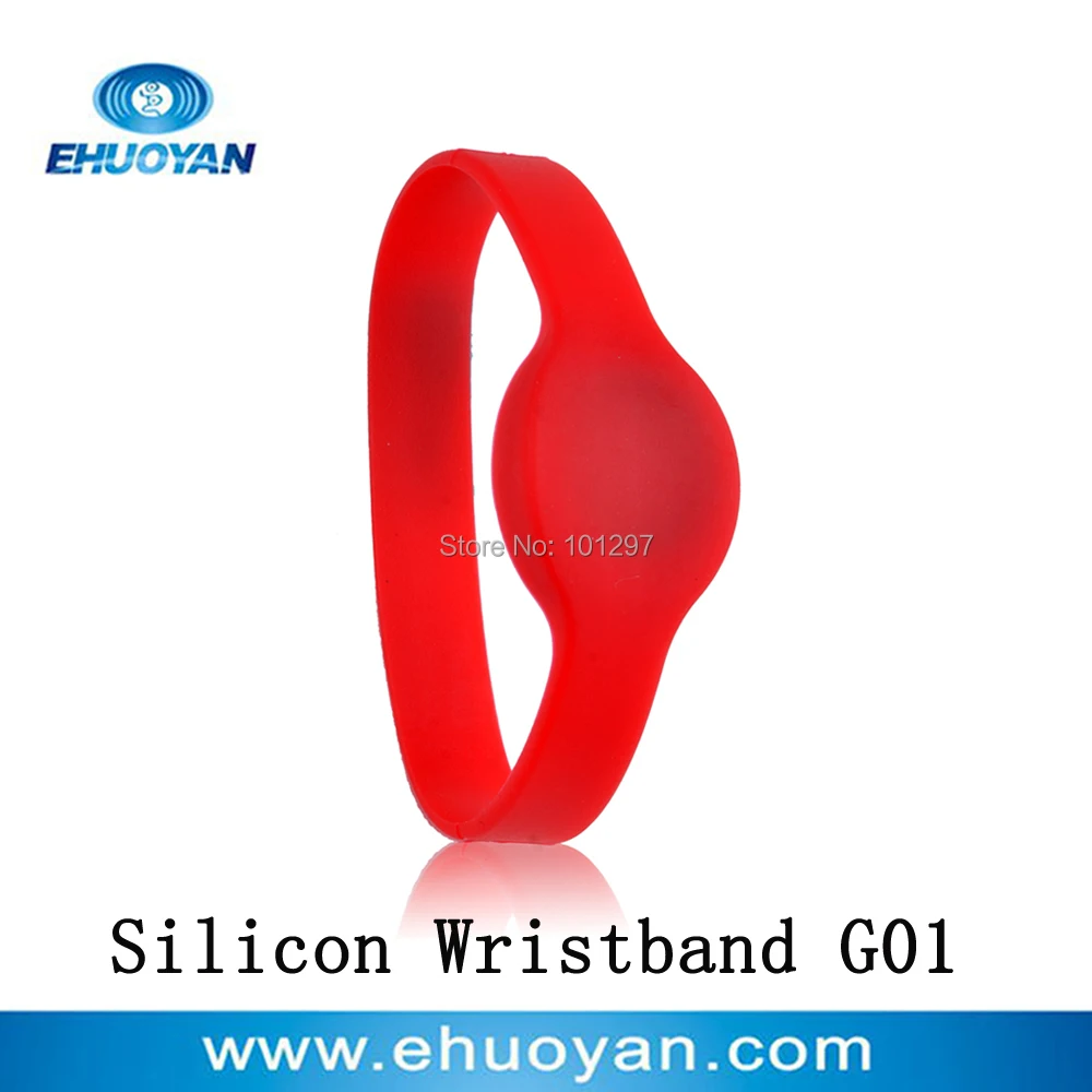 

3pcs/lot RFID Label/Sticker/Tag13.56MHZ ISO 14443A FM11RF08 1K byte Silicon Wristband