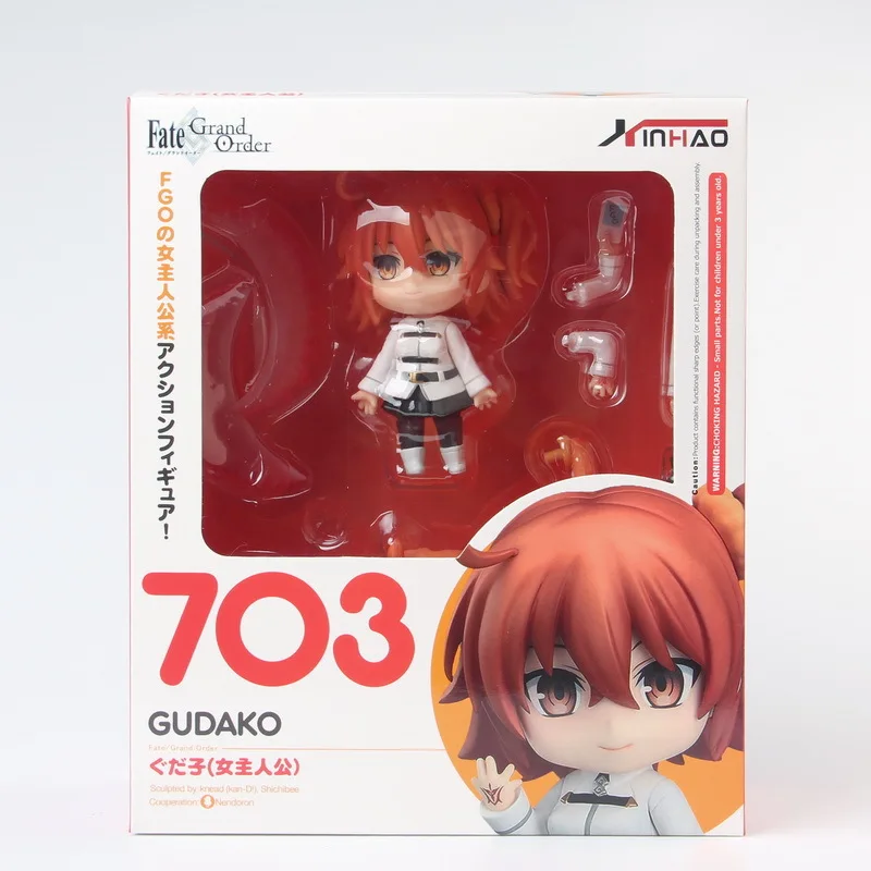 9 см аниме фигурка фуджимару ритсука гудако#703 Nendoroid Q Ver Fate Grand Order Модель ПВХ мини украшение-Кукла Brinquedos