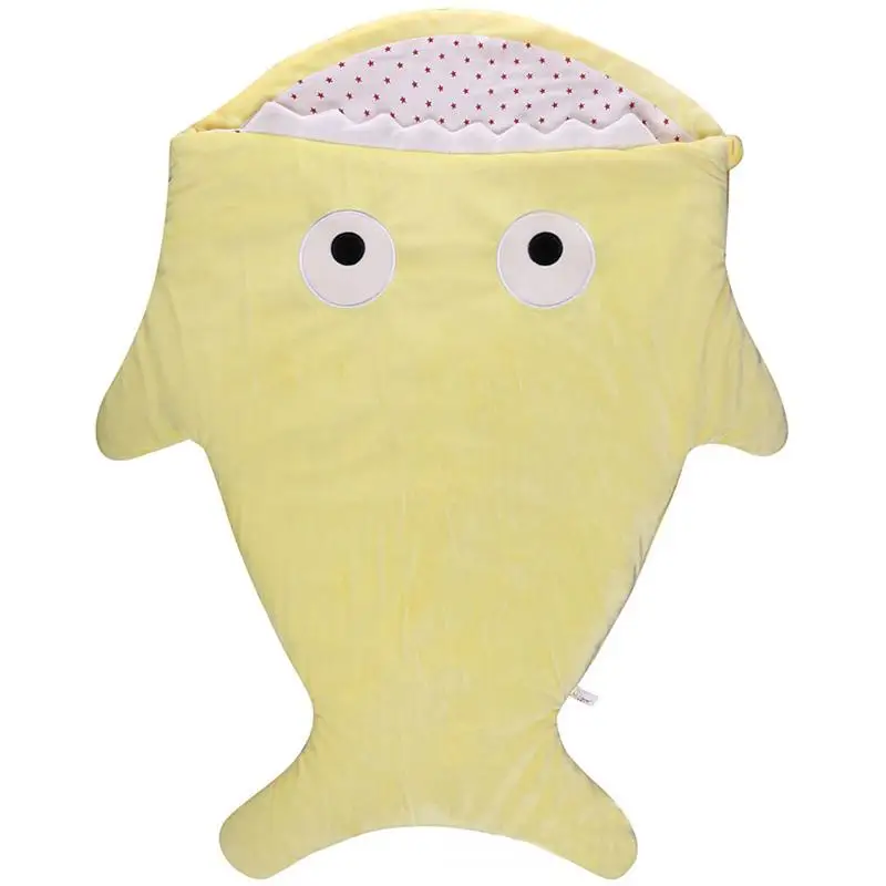 Спальный мешок для младенцев, спальный мешок в форме акулы, противоскользящий костюм для осени и зимы, детский теплый чехол для улицы, креативные подарки