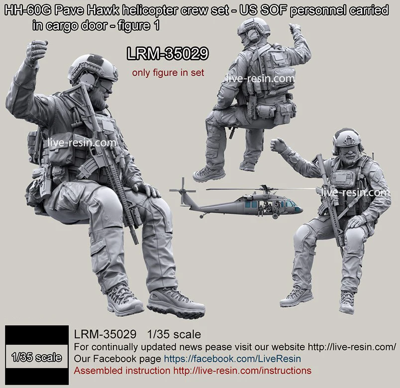 Tripulação e Arma Conjunto sem Pintura e sem Montagem Resina Modelo Kit Soldados Helicóptero um Frete Grátis 1 - 35 20 1 35 resina modelo kit soldados helicóptero