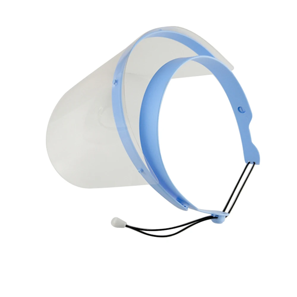 Профессиональный пластиковый стоматологический щит для лица для стоматолога защитный Съемный 1 рамка с 10 козырьком пленки Анти-туман пылезащитный