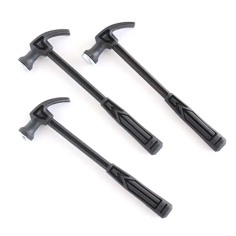 

1PC Mini Safety Hammer Plastic Handle Claw Hammer Home Multi-function Grid Decoration Accessories Hammer