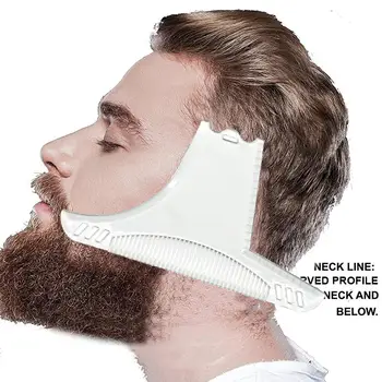 

BellyLady Men Beard Shaping Styling Template Comb for Hair Beard Trim Templates