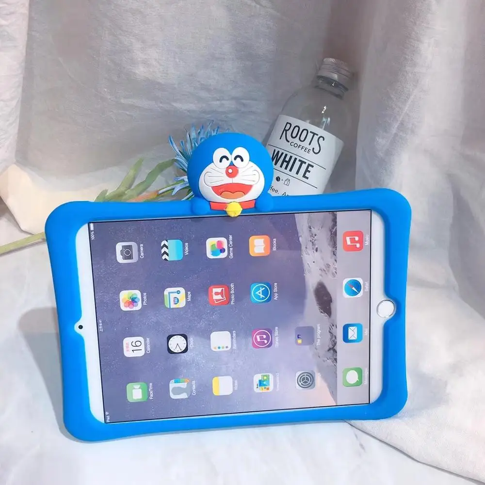 Для iPad 2018 Pro9.7 Новинка Дораэмон Скрытая подставка силиконовый Полный чехол
