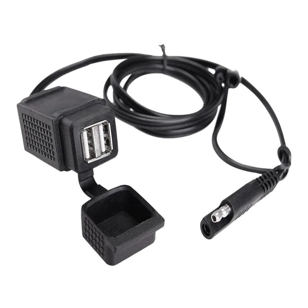 

USB Cable Adapter 3.1A Motorcycle dual-Port power supply fast-charging waterproof socket for smartphone