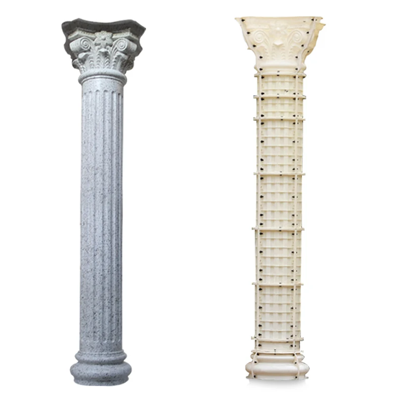ABS пластиковые римские формы для бетонных колонн G30 40xH370cm Европейская форма для столба строительные формы для сада, виллы, дома