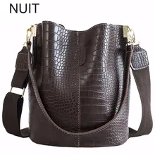 Crocodile Women Shoulder Bag Ladies Bucket Handbag PU Leather Large Messenger Bag Zipper Pocket 2019 Fashion Bolsa Feminina Crocodile Women Shoulder Bag Ladies Bucket Handbag PU Leather Large Messenger Bag Zipper Pocket 2019 Fashion Bolsa Feminina