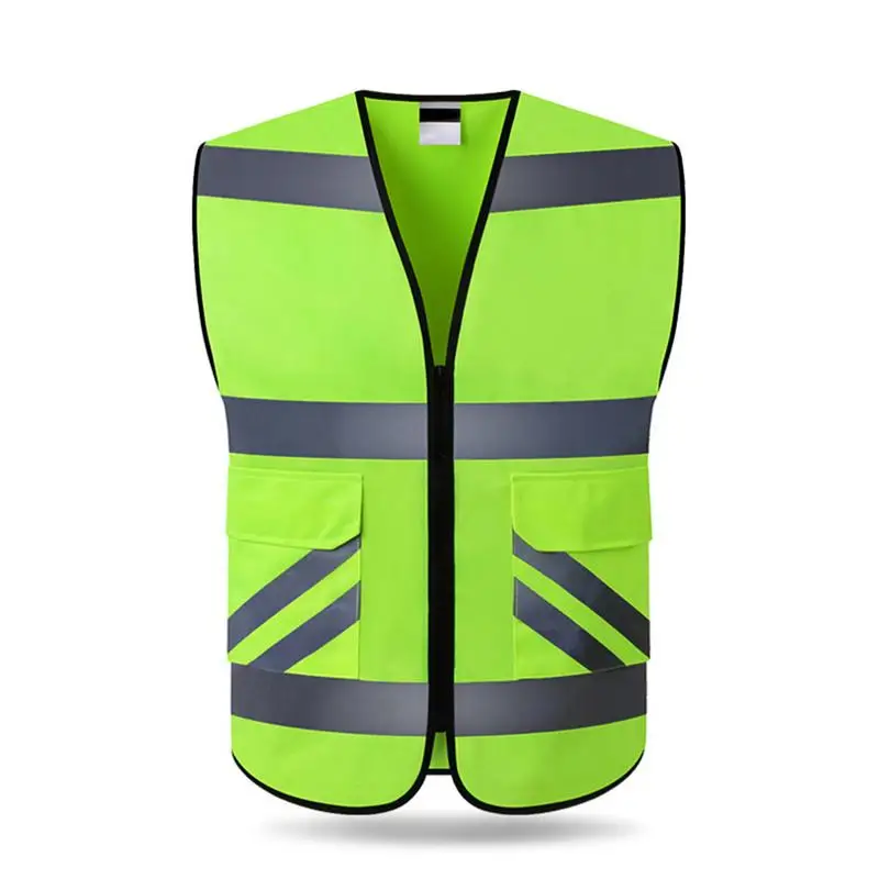 

Outdoor Night Riding Running Hi-Vis Safety Vest Reflective Jacket Security Waistcoat Cycling Vest