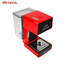 Рожковая кофеварка Ariete 1363 Matisse красный, компактный корпус, 900 Ватт, объм резервуара 1 литр, возможность приготовления капучино