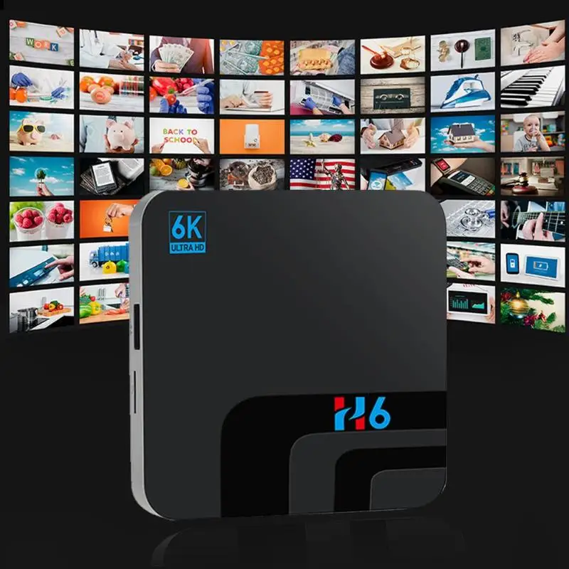 ТВ приставка Allwinner H6 4 ядра 2 + 16 ГБ Wi Fi BT 0 6K|ТВ-приставки и медиаплееры| |
