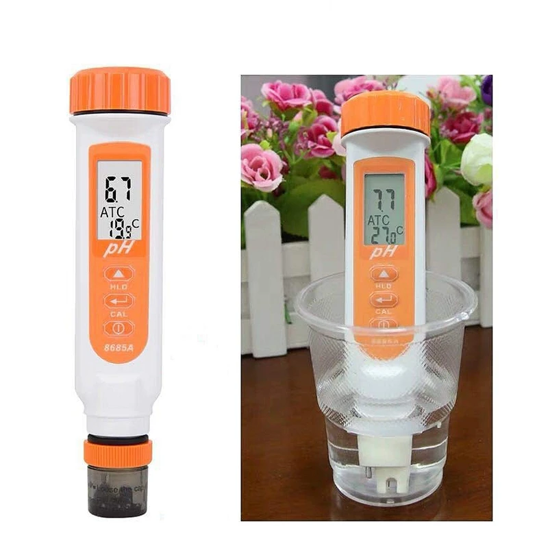 

Az8685A Water Quality Tester Ph Tester Ph Thermometer Digital PH Meter Tester for Water Quality Aquarium, Pool