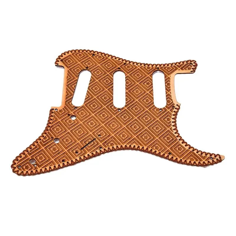 1 шт. пикапы Замена пикгарда премиум деревянные прочные DIY SSS Pickguard аксессуар для