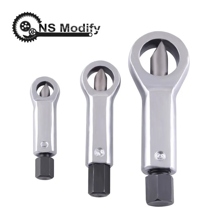 

NS Modify 1 Pcs Duty Rust Resistant Damaged Nut Splitter Remover Rusty Nut Splitter Spanner Remove Cutter Tool Steel Wrench Hex