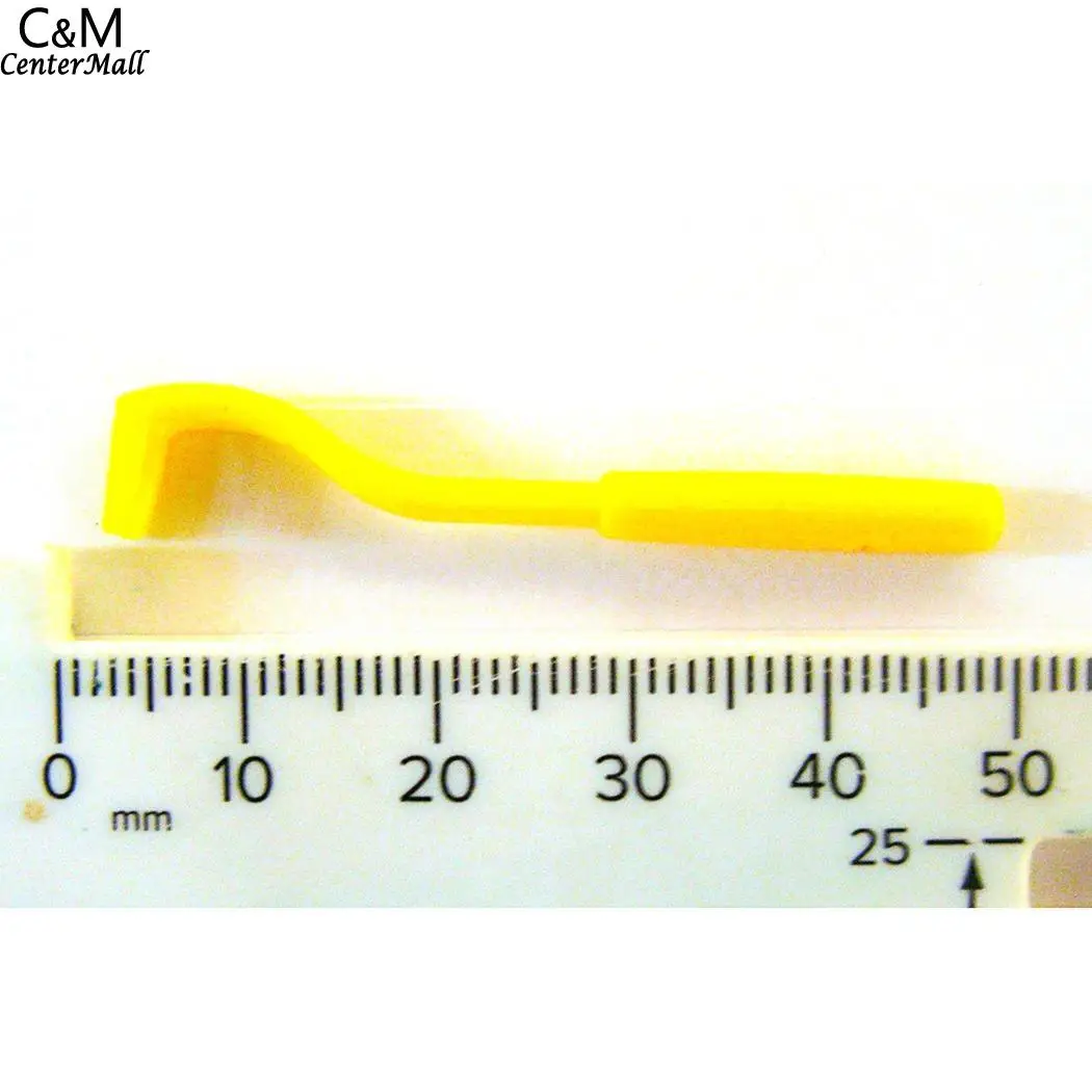Удаляющие крючки Louse желтый крючок удаление Louse инструмент Клещи размеры Блоха 2 шт. животное 2 царапины
