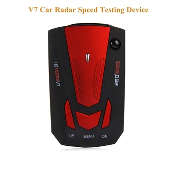

Car Radar Detector 360 Degree 16 Band Voice Alert Warning V7 Radar Detector LCD Display Car Speed Testing System