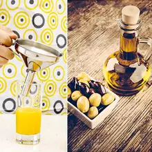 Прочный Воронка Из Нержавеющей Стали Масло для кухни мёд со съемным фильтром/фильтр консервирования жидкая пудра воронка