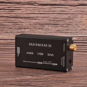 

PCM2704 External Computer Sound Card Mini USB DAC Decoder USB Transfer Optical Fiber Coaxial Signal Output for Audio Equipment