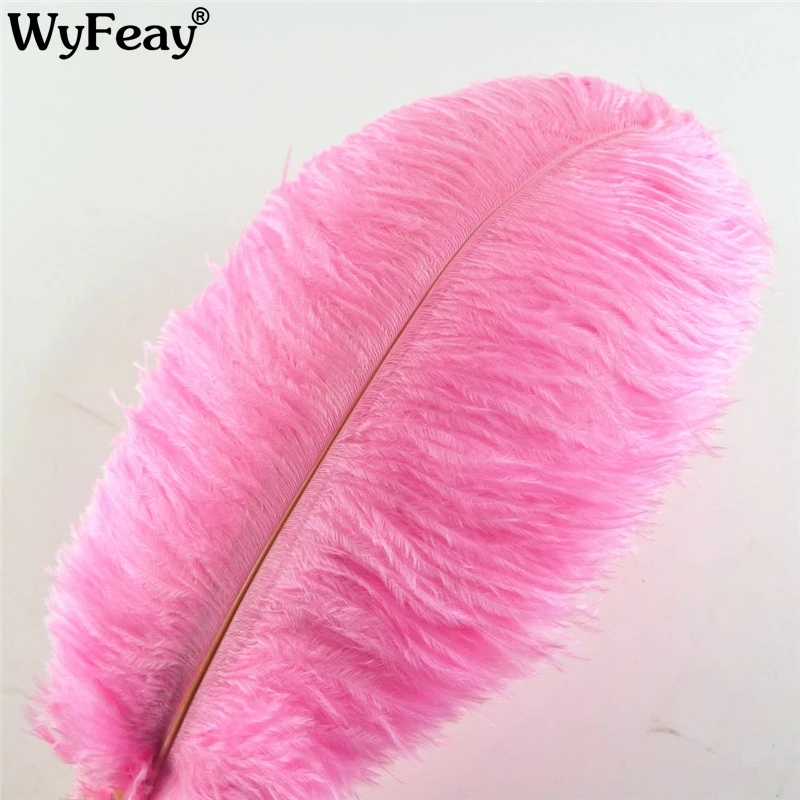 Wholesale Pink Ostrich Feathers 15 75CM 6 30 Inch Carnival Party