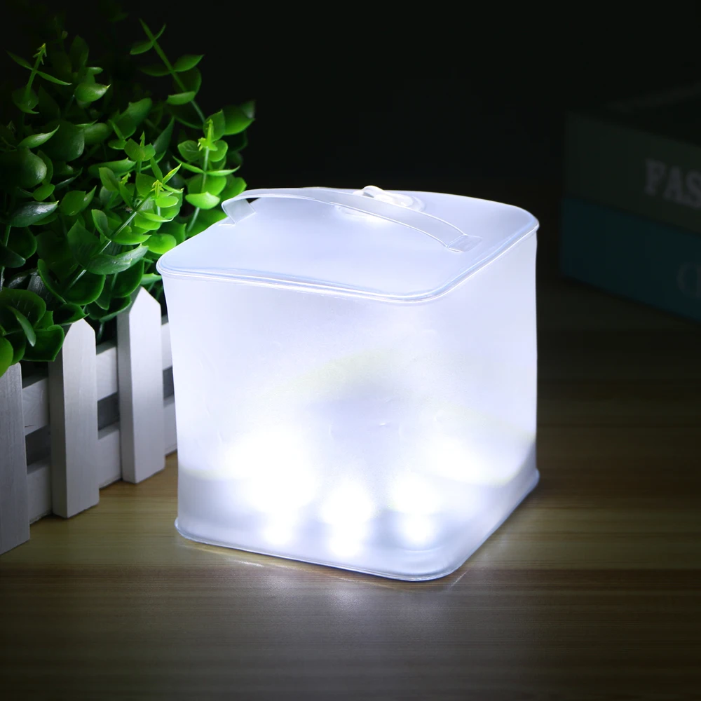 

BRILEX Solar Lantern White Rechargeable 4 Modes IPX7 Solar LED Light Outdoors Lamp Solar Outdoor Lighting Camping Light