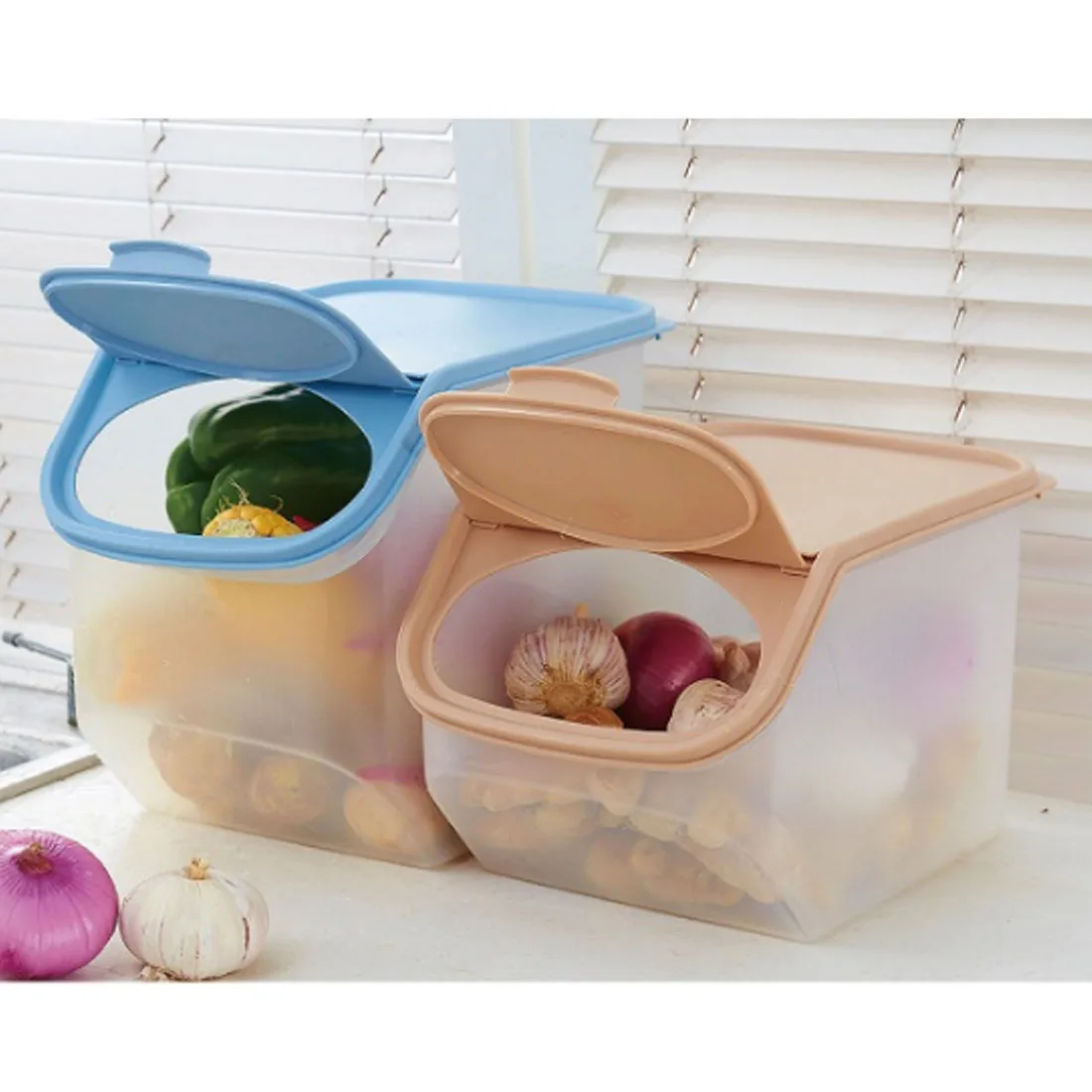 HIPSTEEN 2 шт. 10L Флип Тип разные зерна контейнер для хранения риса закуски коробка для хранения продуктов с мерным стаканом для кухни