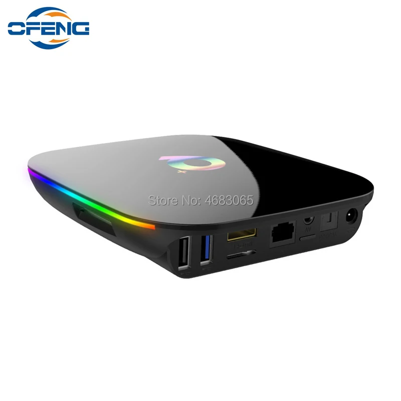 Смарт ТВ приставка Q Plus Android 9 0 Allwinner H6 4 Гб 32 ГБ 64 6K H.265 USB3.0 Netflix