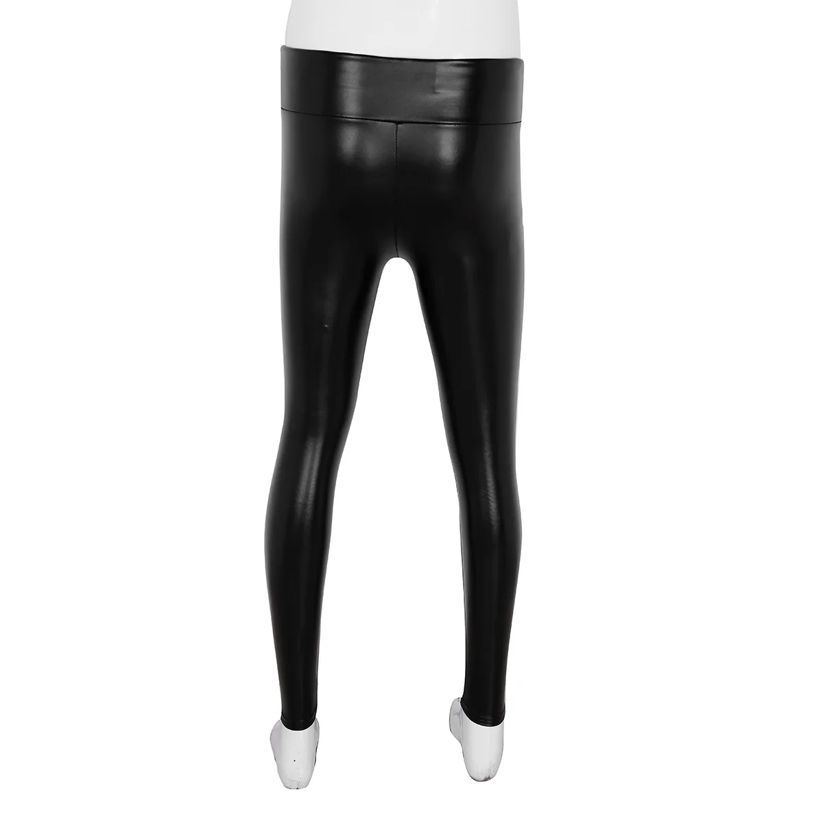 Мужские кожаные брюки Wetlook тонкие бархатные штаны джоки с карманом легинсы для