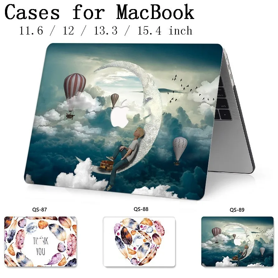 

For Notebook MacBook Laptop Case Sleeve New For MacBook Air Pro Retina 11 12 13.3 15.4 Inch With Screen Protector Keyboard Cove