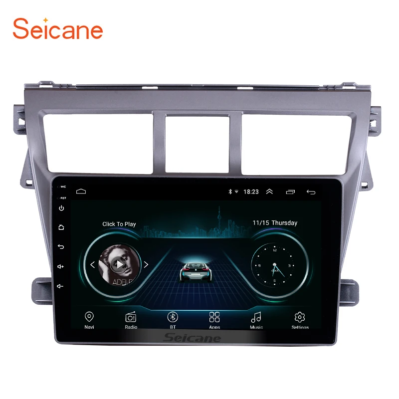 

Seicane Car Autoradio 9" HD Stereo GPS Navi For Toyota VIOS 2007 2008 2009 2010 2011 2012 Support TPM DVR 3G WiFi Remote Control