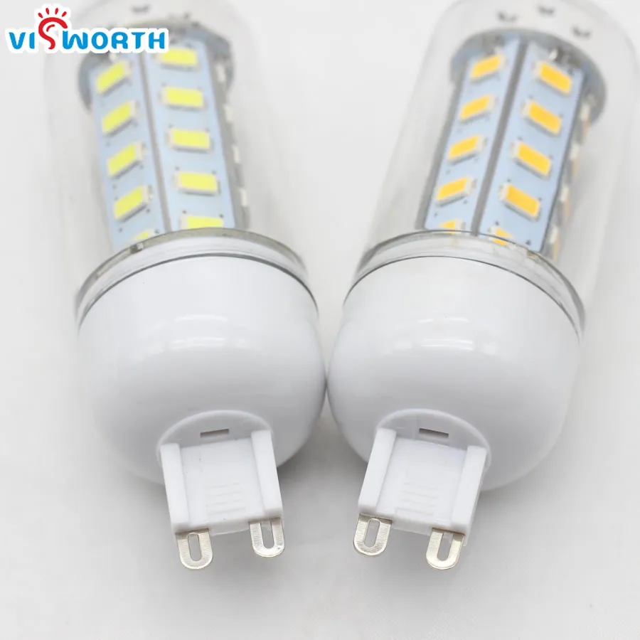 Светодиодная лампа VisWorth G9 360 градусов 9 Вт 12 SMD5730 36 шт. лампочка кукуруза Ac 110 В 220 в