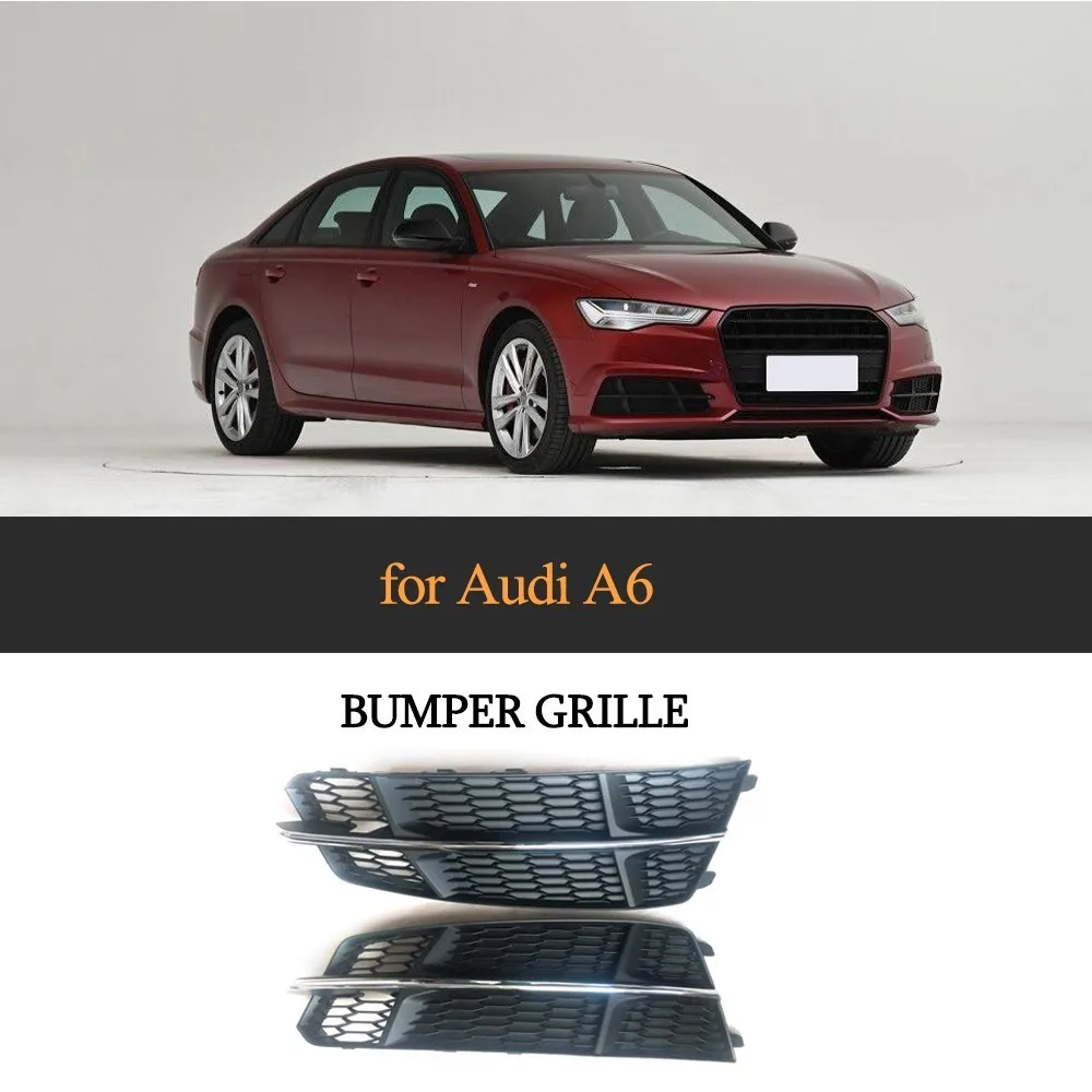 Для Audi A6 Sline S6 Седан 4 двери 2018 передняя противотуманная фара решетка бампер туман