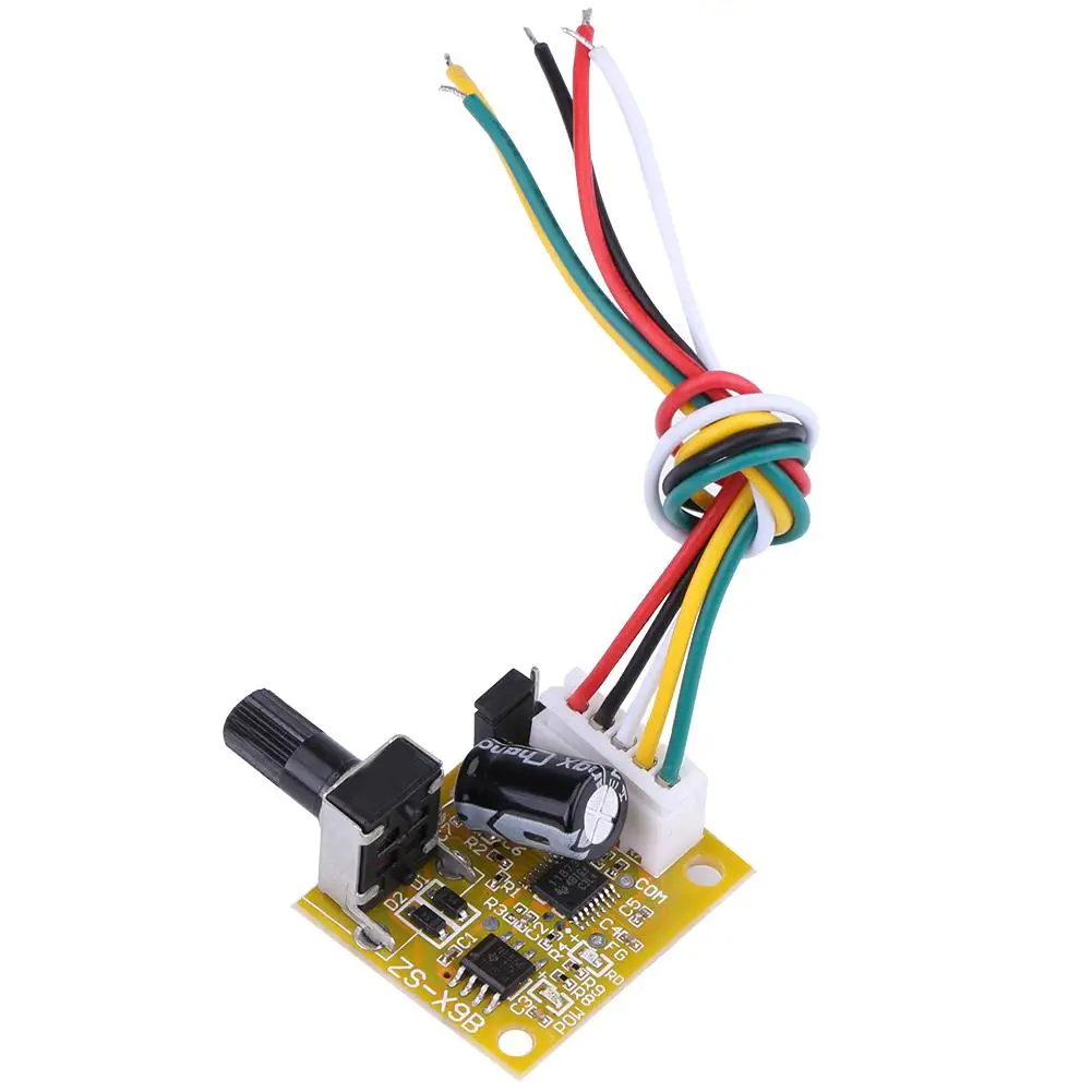 

DC 5V-15V 15W 3-Phase Brushless DC Motor Controller Motor Driver Sensorless Speed Controller discount