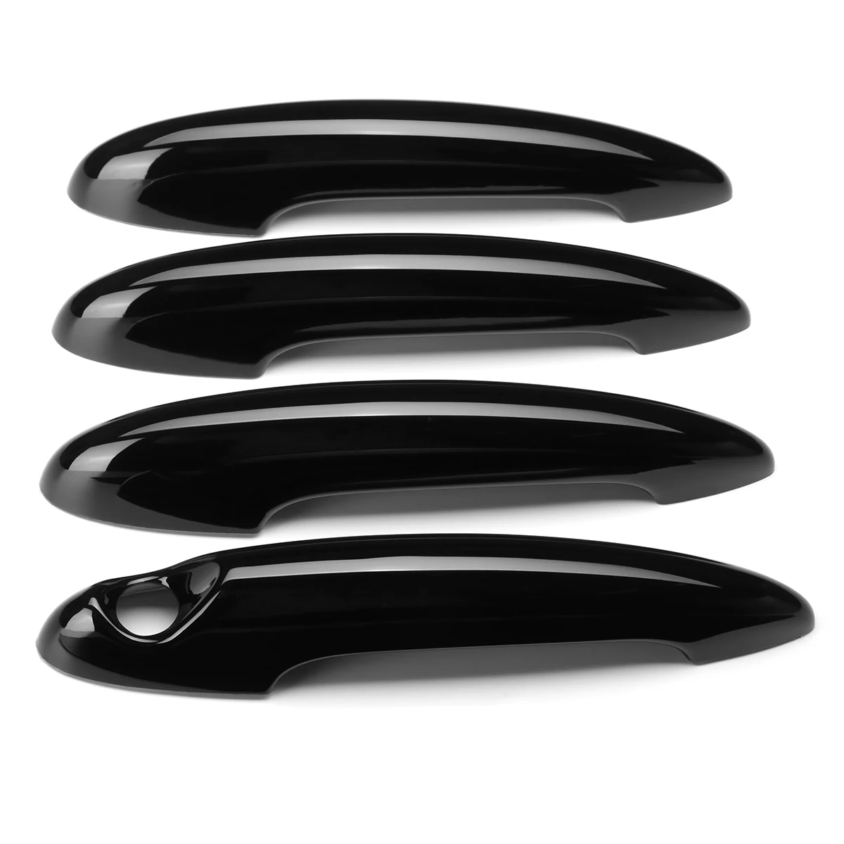 2 piezas cubierta de la manija de la puerta para BMW para Mini para Cooper S 11-16 piezas de Exterior de automóvil negro cubierta de la manija de la puerta Trim